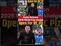 #indvssa #sanjusamson to Open for WC Plz, Sanju backed to open in T20 WC 2026