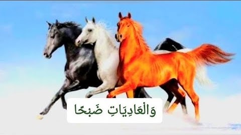 سورة العاديات بصوت الشيخ سعد الغامدي