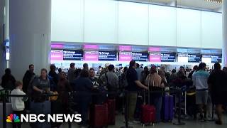 Dangerous weather and long delays cause problems for travelers