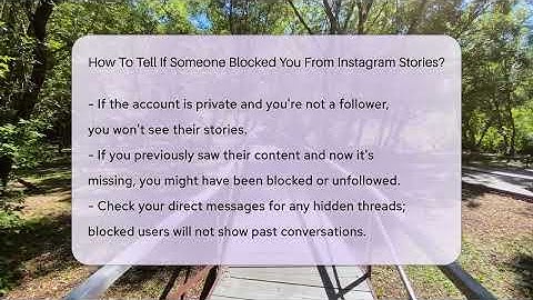 How To Tell If Someone Blocked You From Instagram Stories? - Everyday-Networking