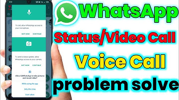 To Call Allow Whatsapp Access To Your Microphone Tap Settings Permissions And Turn Microphone On 😯