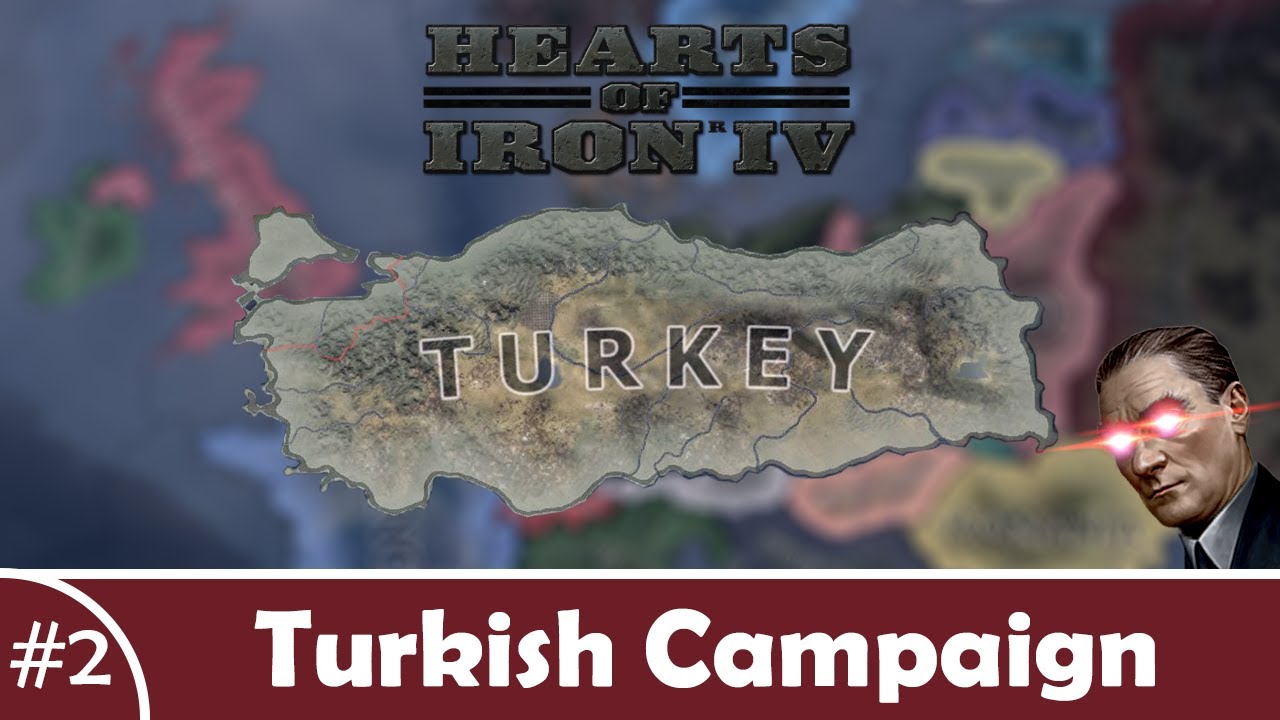 HOI4 Battle for the Bosporus DLC Turkish Campaign Part 2 Hearts
