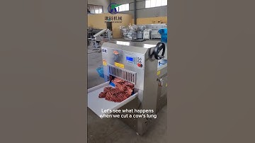 #slicer #CNC slicer #bovine lung slicer #automatic slicer #beef and mutton roll cutting machine