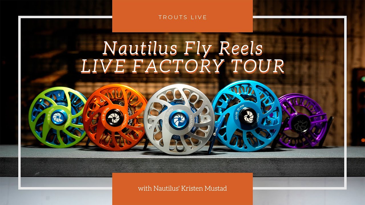 Nautilus Fly Reels - LIVE FACTORY TOUR with Nautilus' Kristen Mustad 