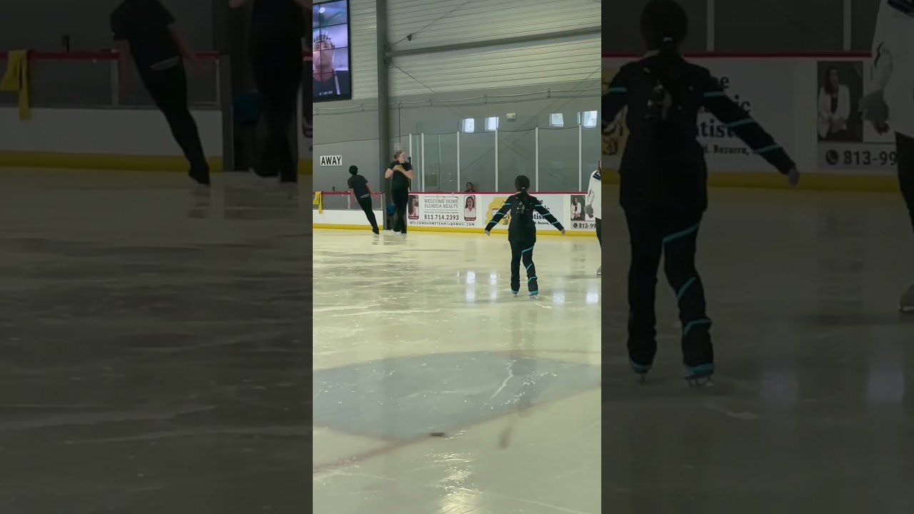Alayna skating at Advent Health Center Ice the other day.