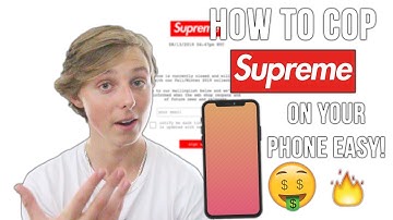 THE BEST/FASTEST SUPREME FW19 PHONE BOT!! (Cop All Hype Easy)