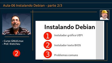 🟠 Curso GNU Linux - Aula 06 - Instalando Debian 2/3