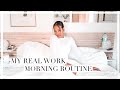WORK MORNING ROUTINE: Get ready with me & See a productive day in my life as a self-employed Girl!