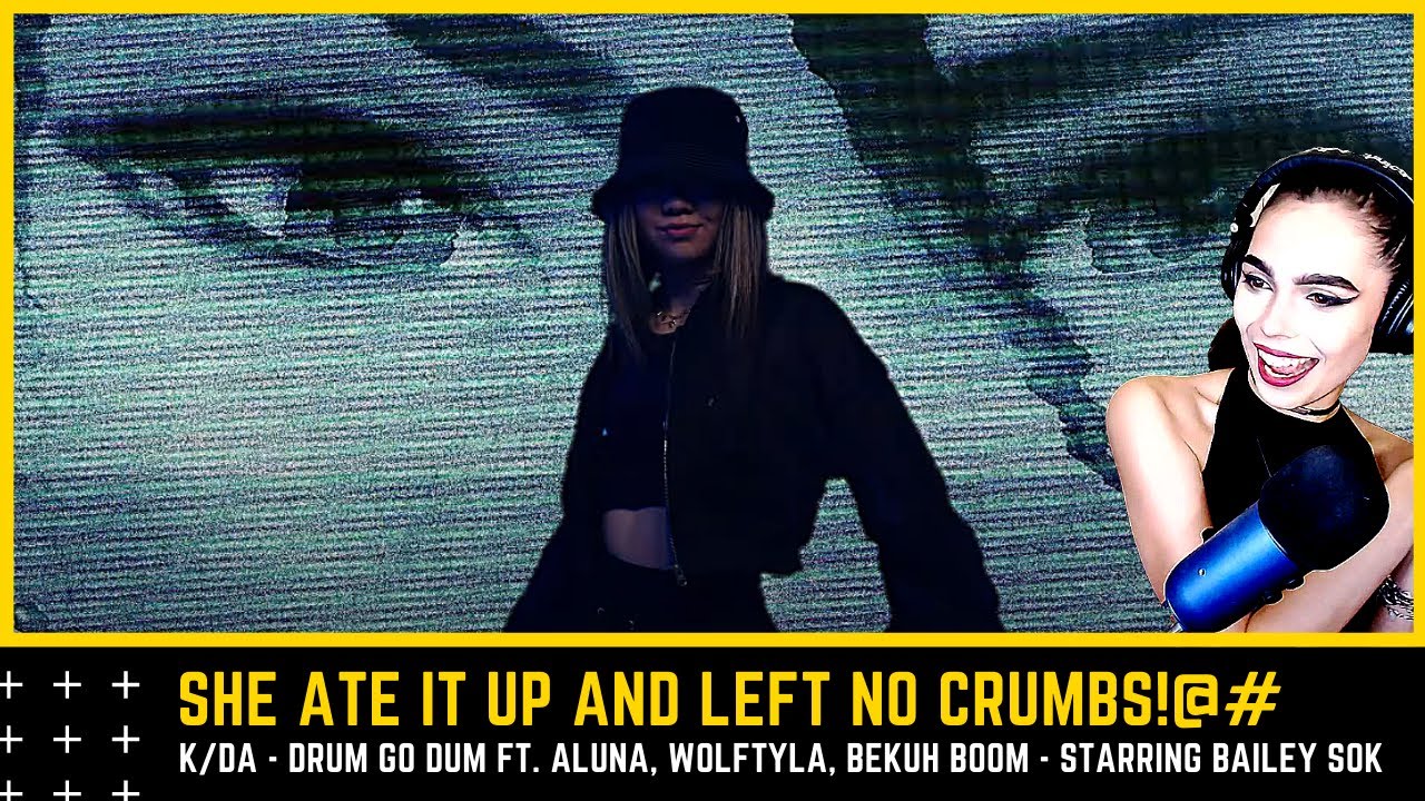 Dinka Kay REACTS: K/DA - DRUM GO DUM ft. Aluna, Wolftyla, Bekuh BOOM (Concept Video - Bailey Sok)