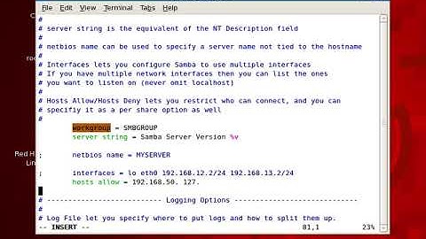 Linux to Configure Samba Server