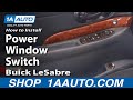 How To Replace Power Window Switch 2000-05 Buick LeSabre