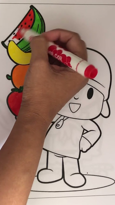 Vamos desenhar e colorir os Jogos Olímpicos do Pocoyo 