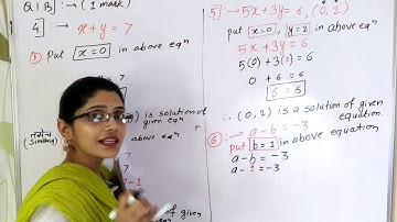 Board Question bank Solutions|Class 10th math 1| linear equation in 2 variables| 1mark Questions|HSC