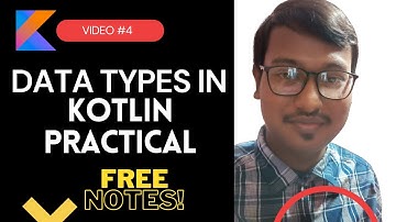 How to use data types in Kotlin | Number, Char, String, Boolean,  in Bengali by Rajdip Mondal | #4