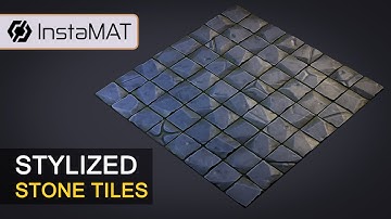 Stylized Stone Floor Tiles Time-lapse - InstaMAT Element Graph