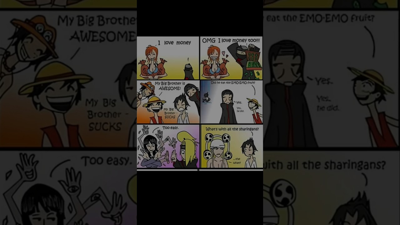 one piece x Naruto 😁