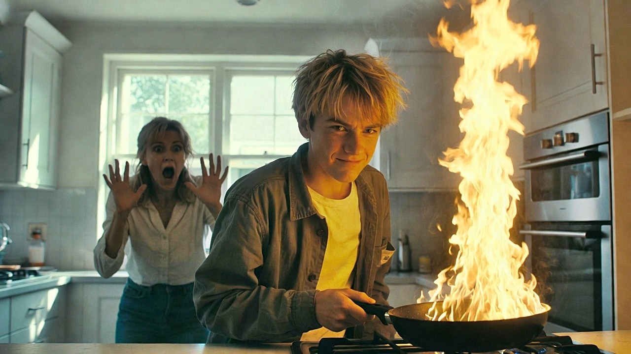 ولد صايع بيقرر يطبخ بدل امة الي مبتعرفش ولكن كانت المفاجأة ....!  | ملخص فيلم