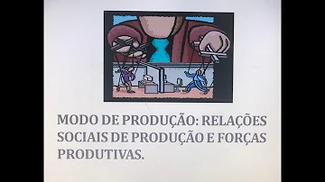 O que Karl Marx chama de relações sociais de produção?
