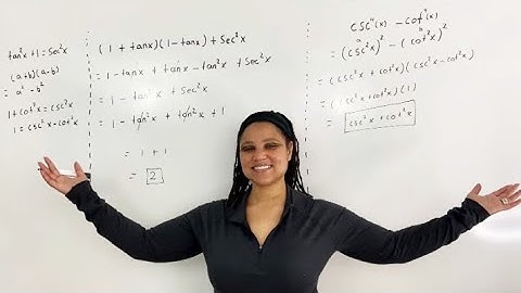 Simplifying Trigonometric Expressions Using Pythagorean Trig Identities (MathAngel369)