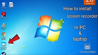 How To Install Screen Recorder In Pc For Free- Tech 2 Mania