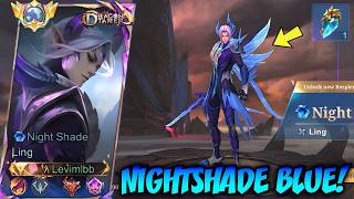 LING NIGHTSHADE BLUE COLOR IS SO COOL!💙 | LING FASTHAND GAMEPLAY WITH BEST BUILD & EMBLEM 2026