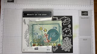 Stampin’ Up! Beauty Of The Deep Hello Card Tutorial