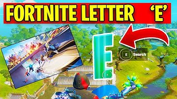 Search the hidden E found in the Dive! Loading Screen LOCATION - Fortnite Week 8 Challenges
