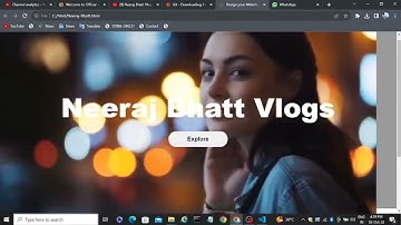 How To Add Video Background In Website Using HTML And CSS Step By Step Tutorial