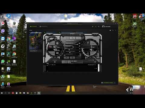 Настройка MSI afterburner / температура загрузка GPU / CPU