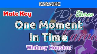 One Moment In Time by Whitney Houston (Karaoke : Male Key)