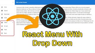 How to Create React Sidebar with Dropdown Menu Tutorial in Hindi Using MUI
