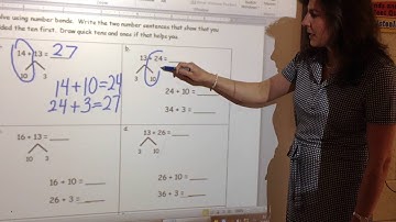 Adding two-digit numbers by using decomposed numbers