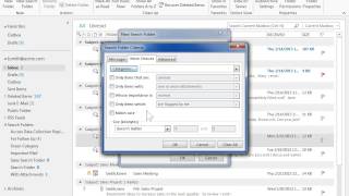 Detalles Outlook 2013 Create a Custom Search Folder Guía
