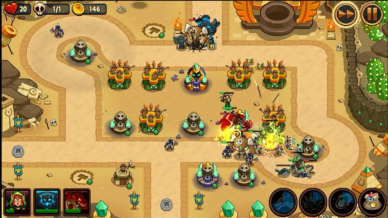 Realm defense world 3 - level 60 legendary - without potions