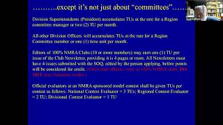 PD Virtual Clinic 73 NMRA AP Official/Volunteer certificate requirements 6 21 2026  Martin Brechbiel