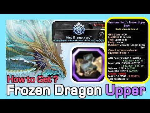 dragon nest เถื่อน คนเยอะ  New  How to get Frozen Dragon Upper ? / Achievement Nerfed 2 Set / Dragon Nest Korea