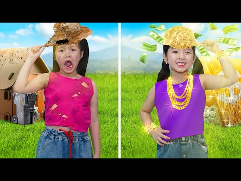 MÃE RICA VS MÃE POBRE || Truques De Viagem Inteligentes e Dispositivos de Acampamento Para Pais