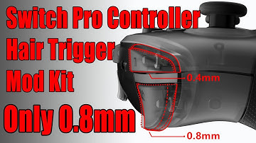 Nintendo Switch Pro Controller Clicky Hair Trigger Kit Installation Guide - eXtremeRate