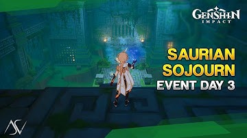 Saurian Sojourn (Day 3) - Swinging Across Narrow Passes | Genshin Impact