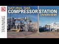 Natural gas compressor station site equipment overview oil  gas basics
