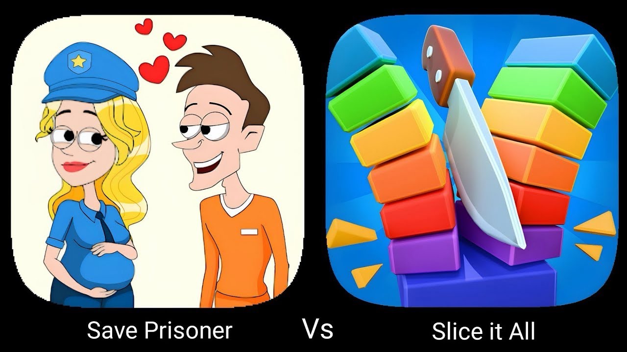 Save Prisoner Vs Slice it All - iOS Android Gameplay Walkthrough 