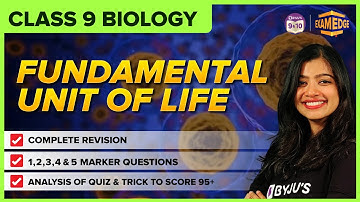 Fundamental unit of life | Concept & Important Questions | Chapter 5 | Class 9 Boards 2024 Exam Edge