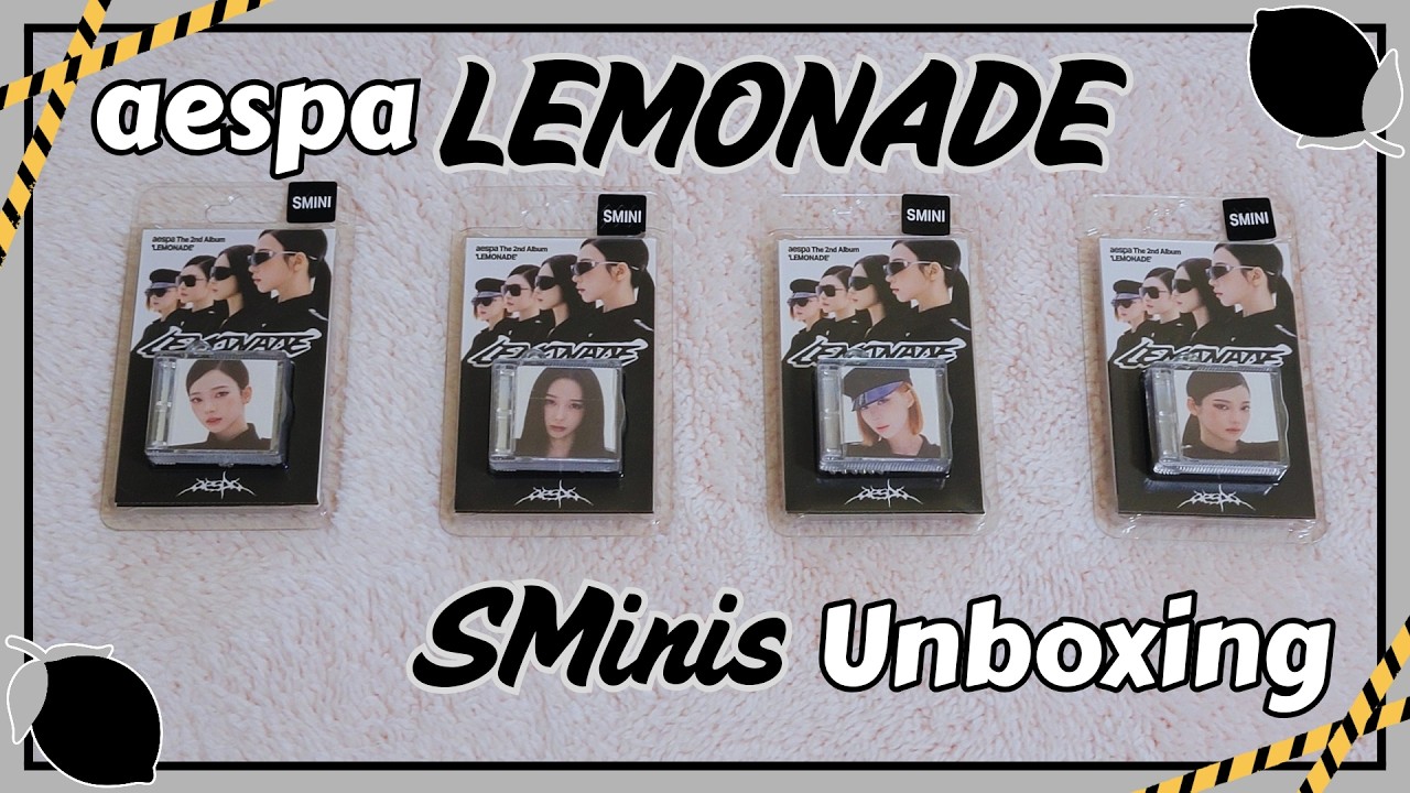 Unboxing aespa (에스파) 2nd Full Album LEMONADE [All SMini
