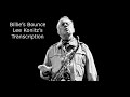 Billie&#39;s Bounce- Lee Konitz&#39;s (Eb) transcription. Transcribed by Carles Margarit