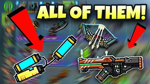 All Current MAXED Mobility Weapons! | Pixel Gun 3D