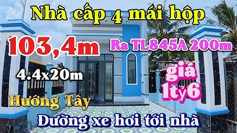 Đất Cần Giuộc Giá Rẻ | Nhà cấp 4 mái hộp đường xe hơi vừa hoàn thiện vào ở ngay.