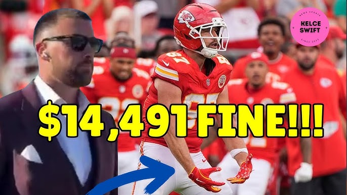 OMG!!! Travis Kelce FINED $14.4K by NFL for ‘OBSCENE Gesture’ During Chiefs  Loss to Eagles