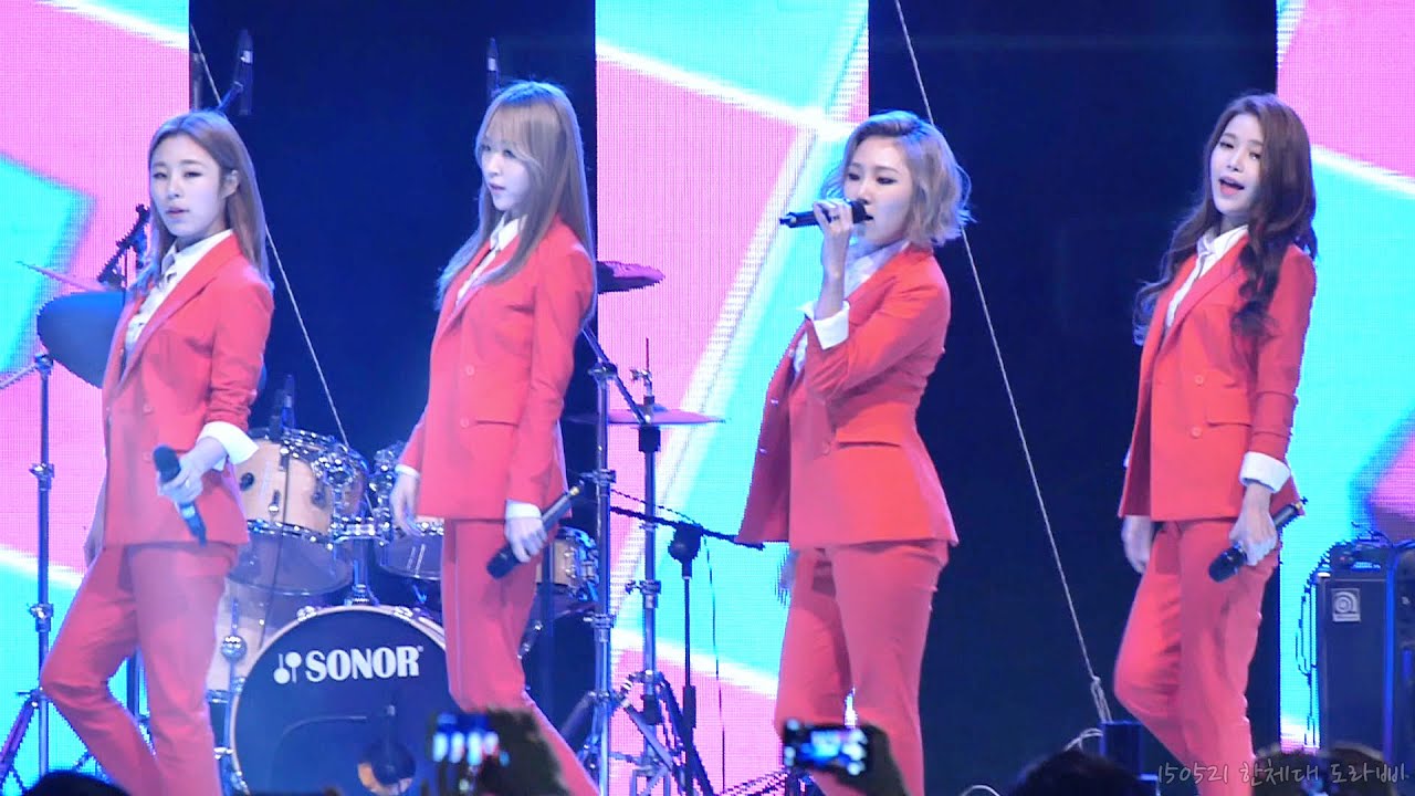 [60fps] 150521 마마무 '피아노맨' 라이브 직캠 @한체대 축제 2/5