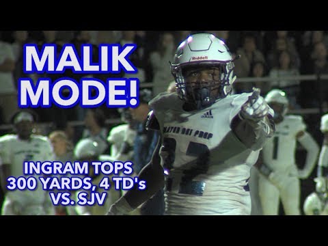 Mater Dei Prep 35 St John Vianney 0 | Week 3 Highlights | Malik Ingram 310 yards 4 TDs