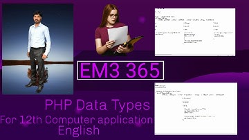 12 standard php data types   EM3 365